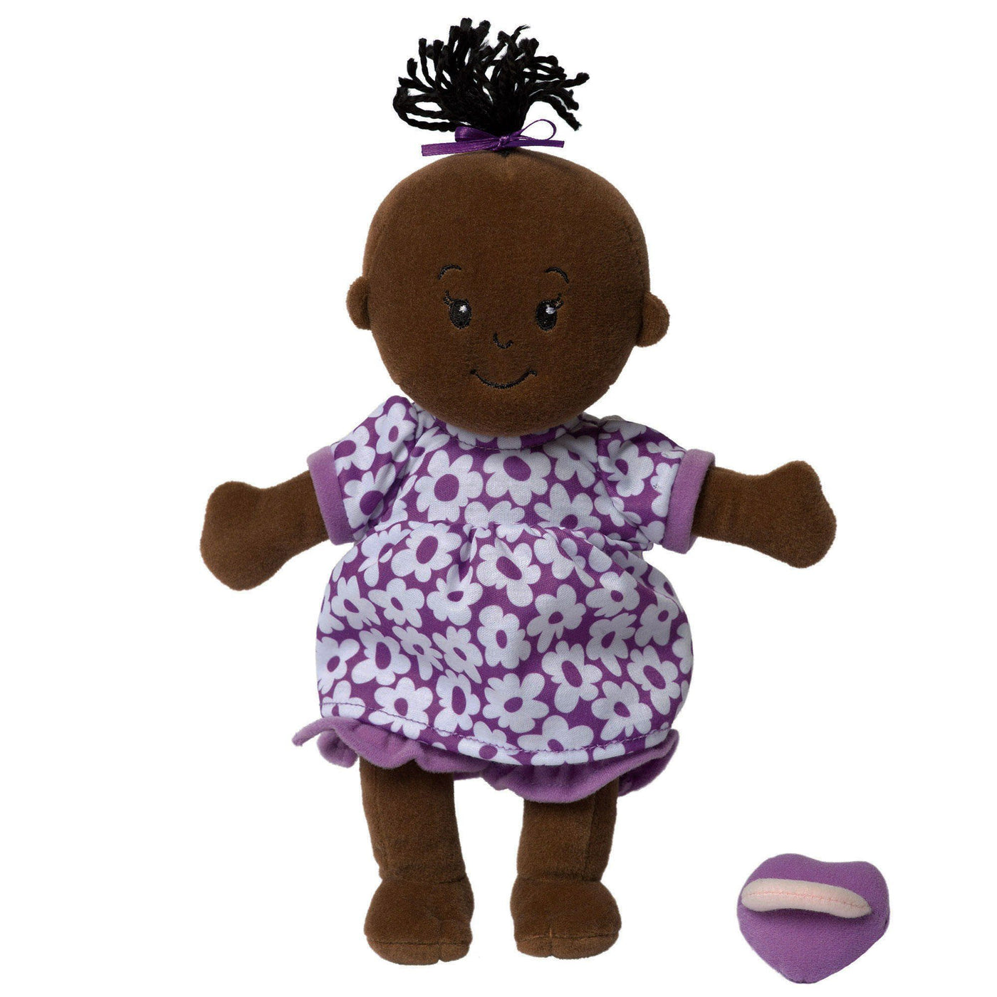 Wee Baby Stella Doll Brown with Black Hair by Manhattan Toy