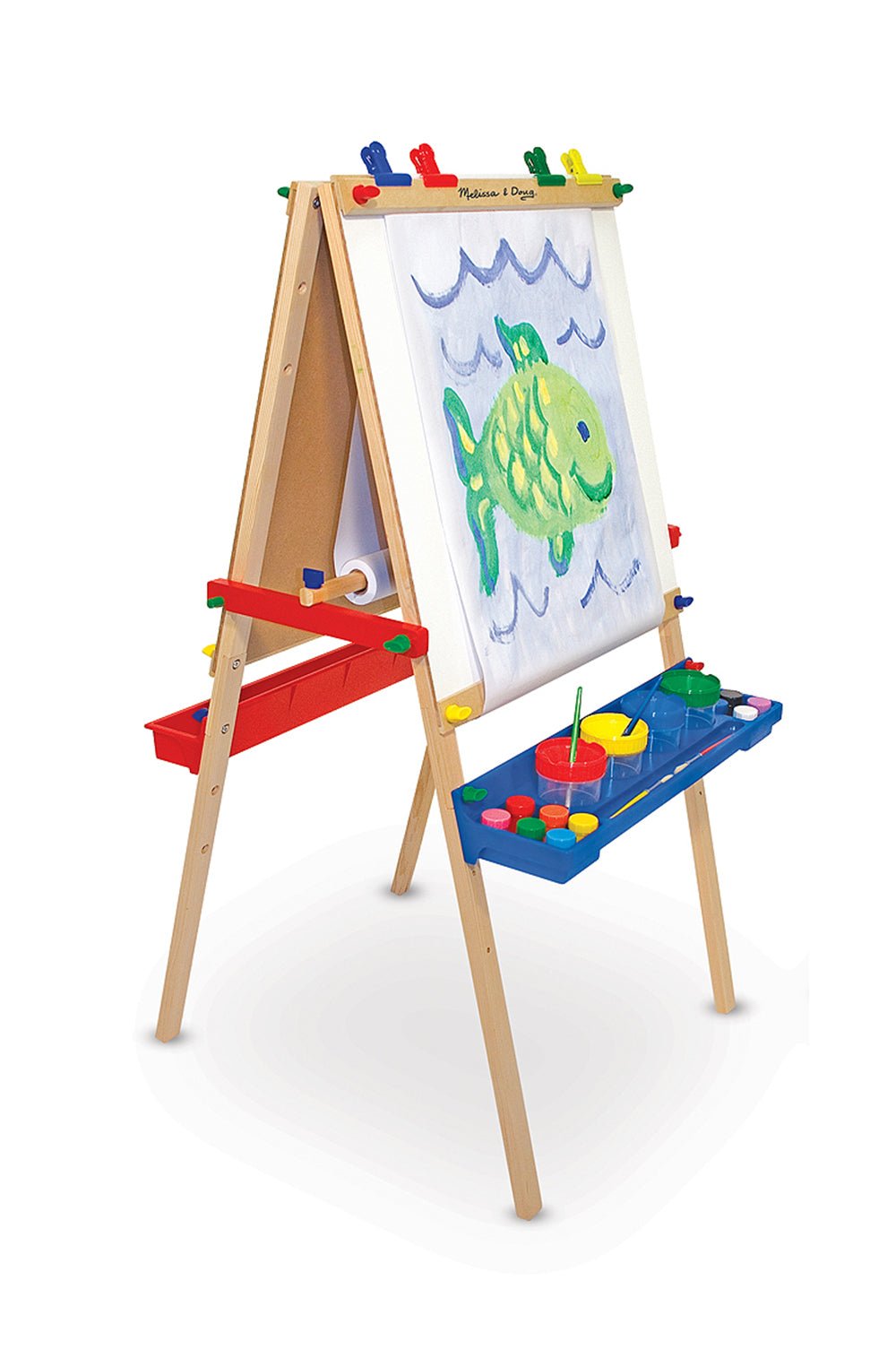 Melissa & Doug Deluxe Wooden Standing Art Easel