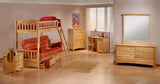 Wood futon bunk bed Night Day Cinnamon