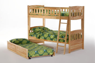 Night & Day Cinnamon Twin/Twin Bunk Bed #color_natural