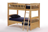 Night & Day Cinnamon Twin/Twin Bunk Bed #color_natural