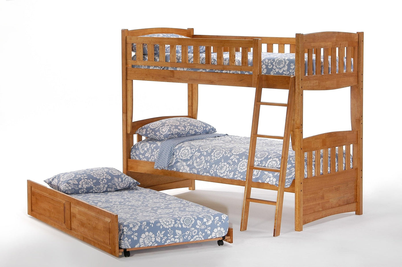 Night & Day Cinnamon Twin/Twin Bunk Bed #color_oak