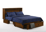 Night & Day Daisy Murphy Cabinet Bed #color_walnut