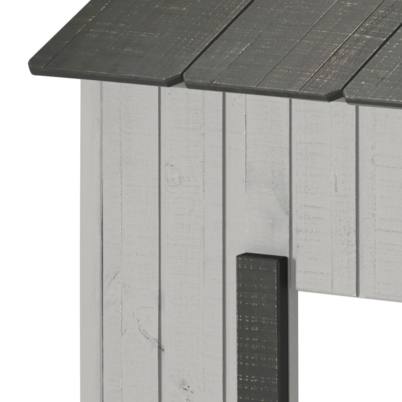 P'Kolino Toddler Kid's House Twin Montessori Floor Bed #color_grey