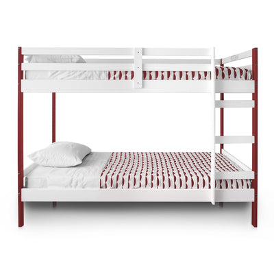 Products Letto Bunk Beds - Red and White/ Navy and White