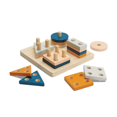 Geometric Sorting Board - Orchard