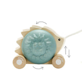 Pull Along Hedgehog - Blue
