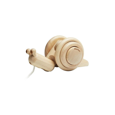 Pull Along Snail - Natural