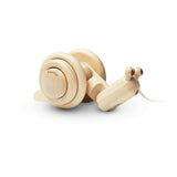 Pull Along Snail - Natural