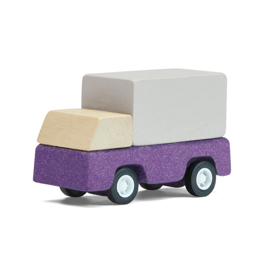 Purple Delivery Truck