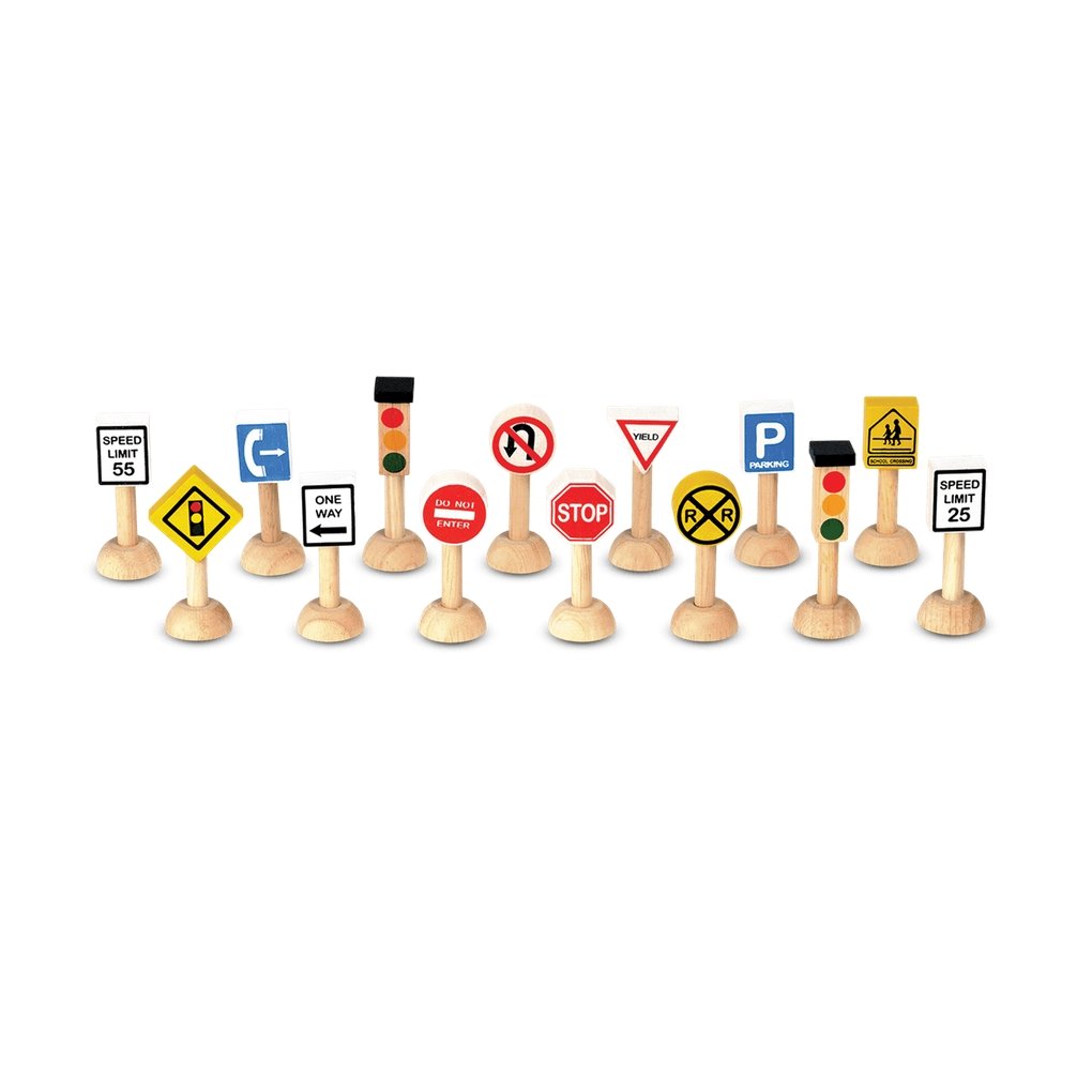 Set Of Traffic Signs & Lights