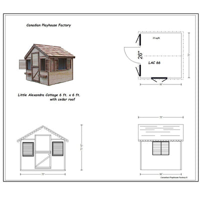 Little Alexandra Cottage (6ft x 6ft)
