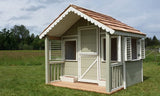 Little Alexandra Cottage (8 ft. x 6 ft.) with covered front porch
