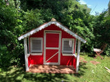 Little Alexandra Cottage (8 ft. x 6 ft.) with covered front porch