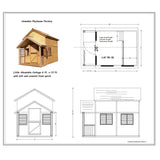 Little Alexandra Cottage with loft and covered front porch