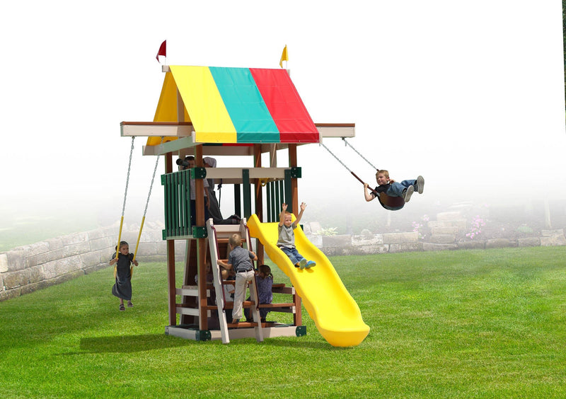 Family Space Saver Swing Set