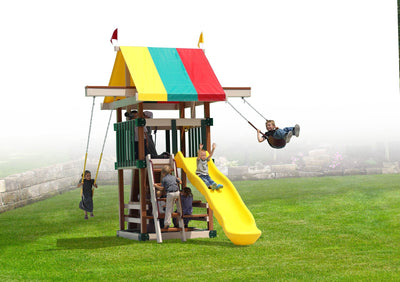 Family Space Saver Swing Set