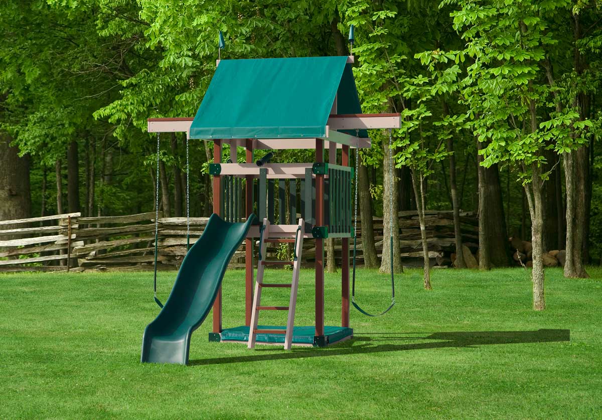 Happy Space Saver Swing Set