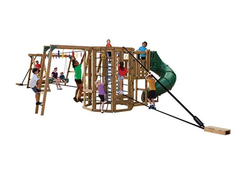Ninja Power Tower Gold Playset – Monkey Bunks