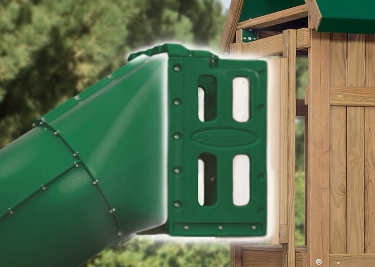 Spiral Tube Slide Green 300 Degree Turn – Monkey Bunks