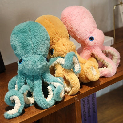 Lifelike Octopi Plushies (4 COLORS, 4 SIZES) by Subtle Asian Treats