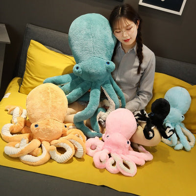Lifelike Octopi Plushies (4 COLORS, 4 SIZES) by Subtle Asian Treats