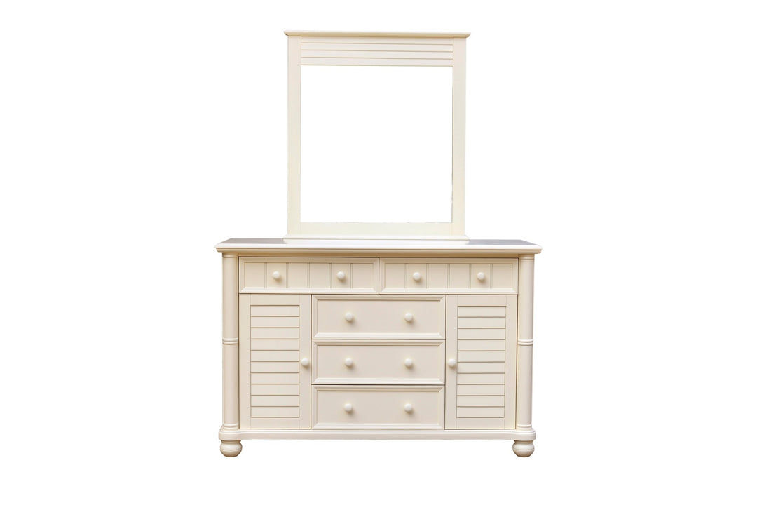 Sunset Trading Ice Cream At The Beach Dresser and Mirror | 5 Drawers