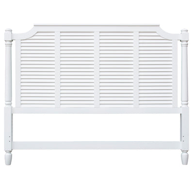 Sunset Trading White Shutter Wood Queen Bed