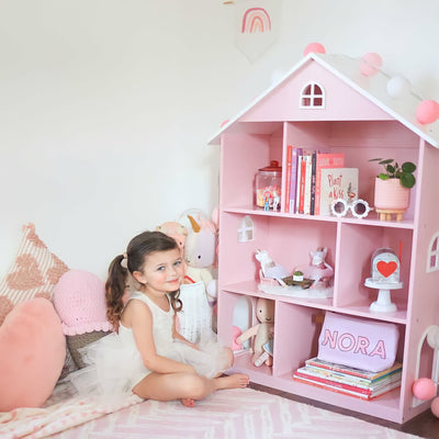 Dollhouse Bookcase - Pink