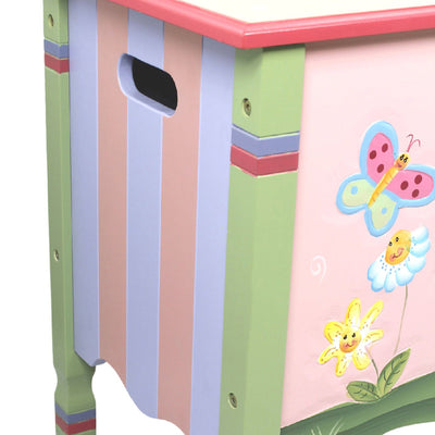 Fantasy Fields Kids Magic Garden Kids Wooden Toy Storage Chest, Multicolor