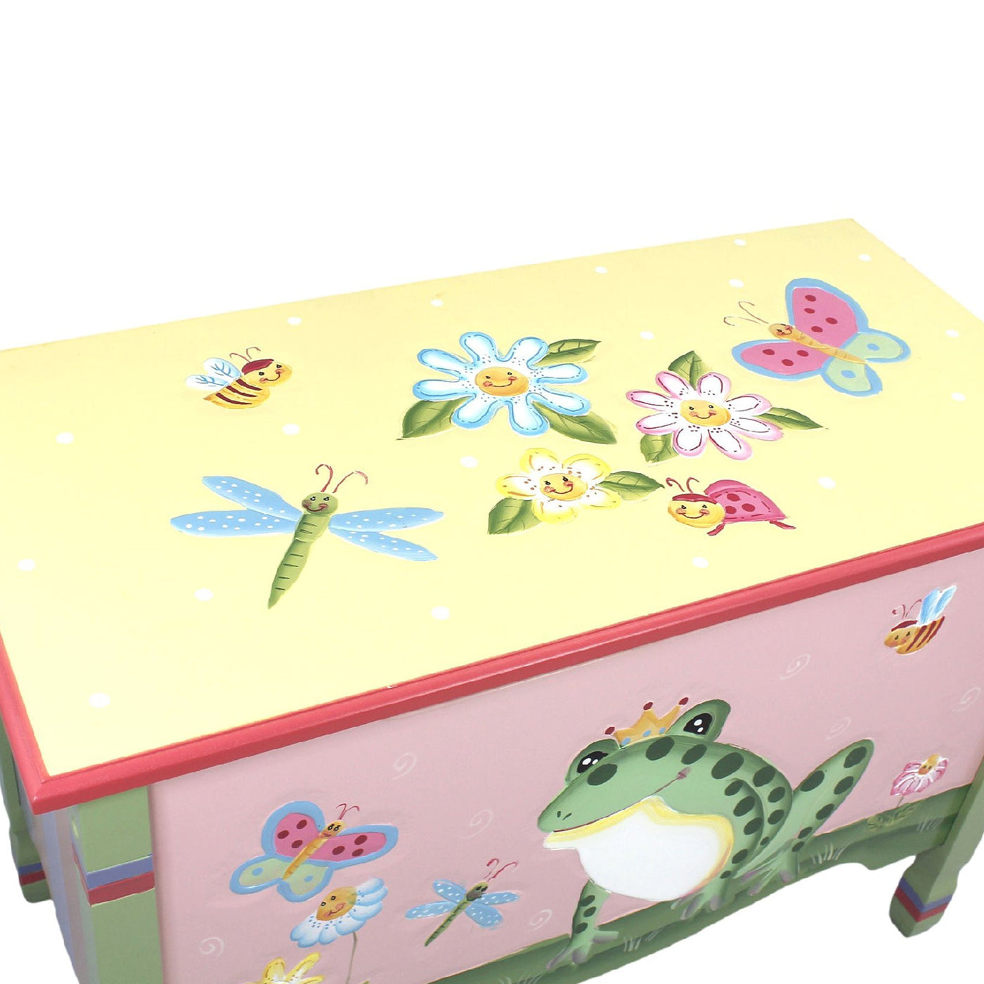 Fantasy Fields Kids Magic Garden Kids Wooden Toy Storage Chest, Multicolor