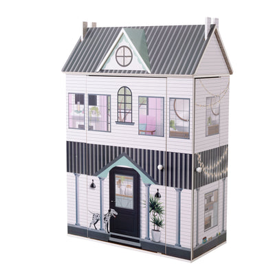 Olivia's Little World Wooden Dreamland Farmhouse Dollhouse Set