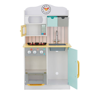 Teamson Kids Little Chef Florence Play Kitchen with Accessories, Multicolor