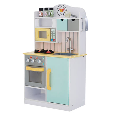 Teamson Kids Little Chef Florence Play Kitchen with Accessories, Multicolor