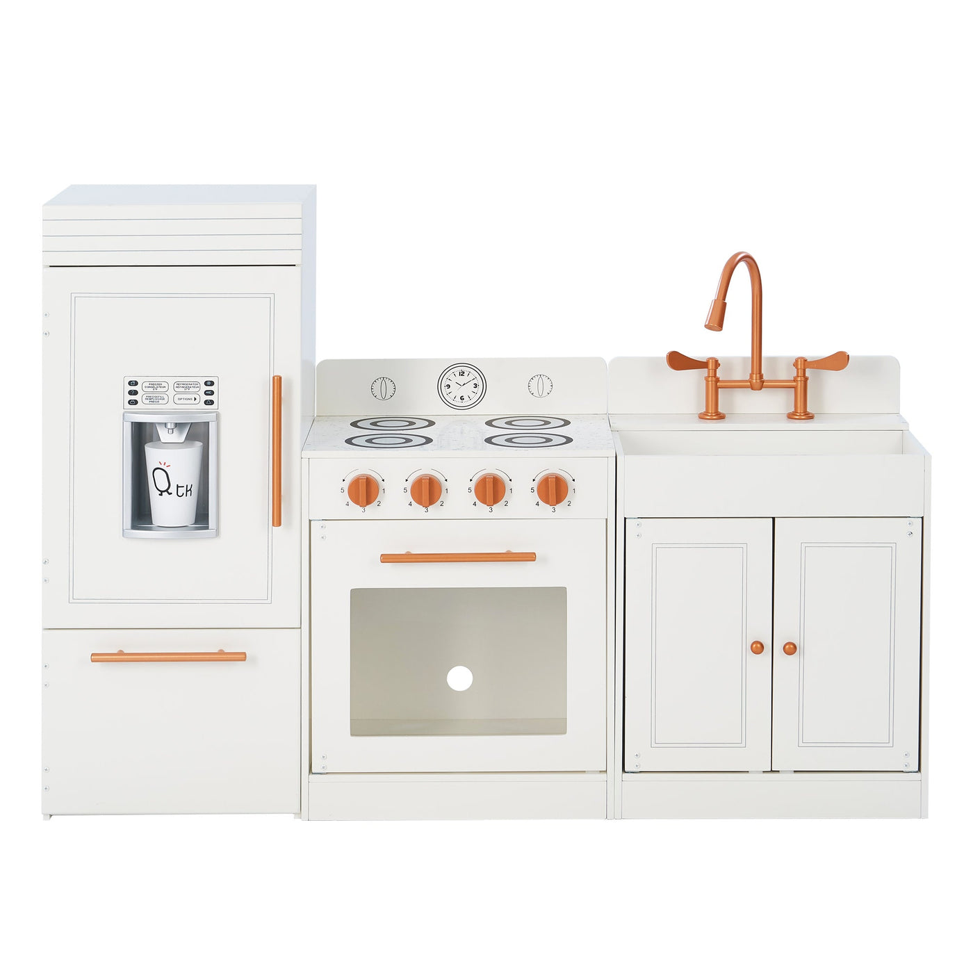 Teamson Kids - Little Chef Upper East Retro Play Kitchen - White