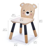 Forest Bear Chair – Adorable and sturdy kids' chair with a bear-themed design, perfect for cozy seating and playful decor – MonkeyBunks.com.