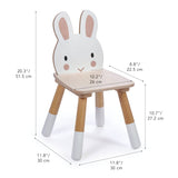 Forest Rabbit Chair – Adorable and sturdy kids' chair with a rabbit-inspired design, perfect for playful seating and cozy decor – MonkeyBunks.com.