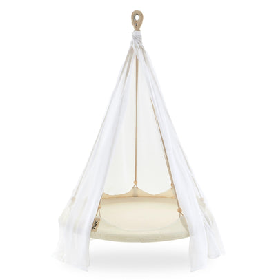 Bambino hanging bed for kids with cozy design and secure suspension – perfect for indoor or outdoor relaxation and play.