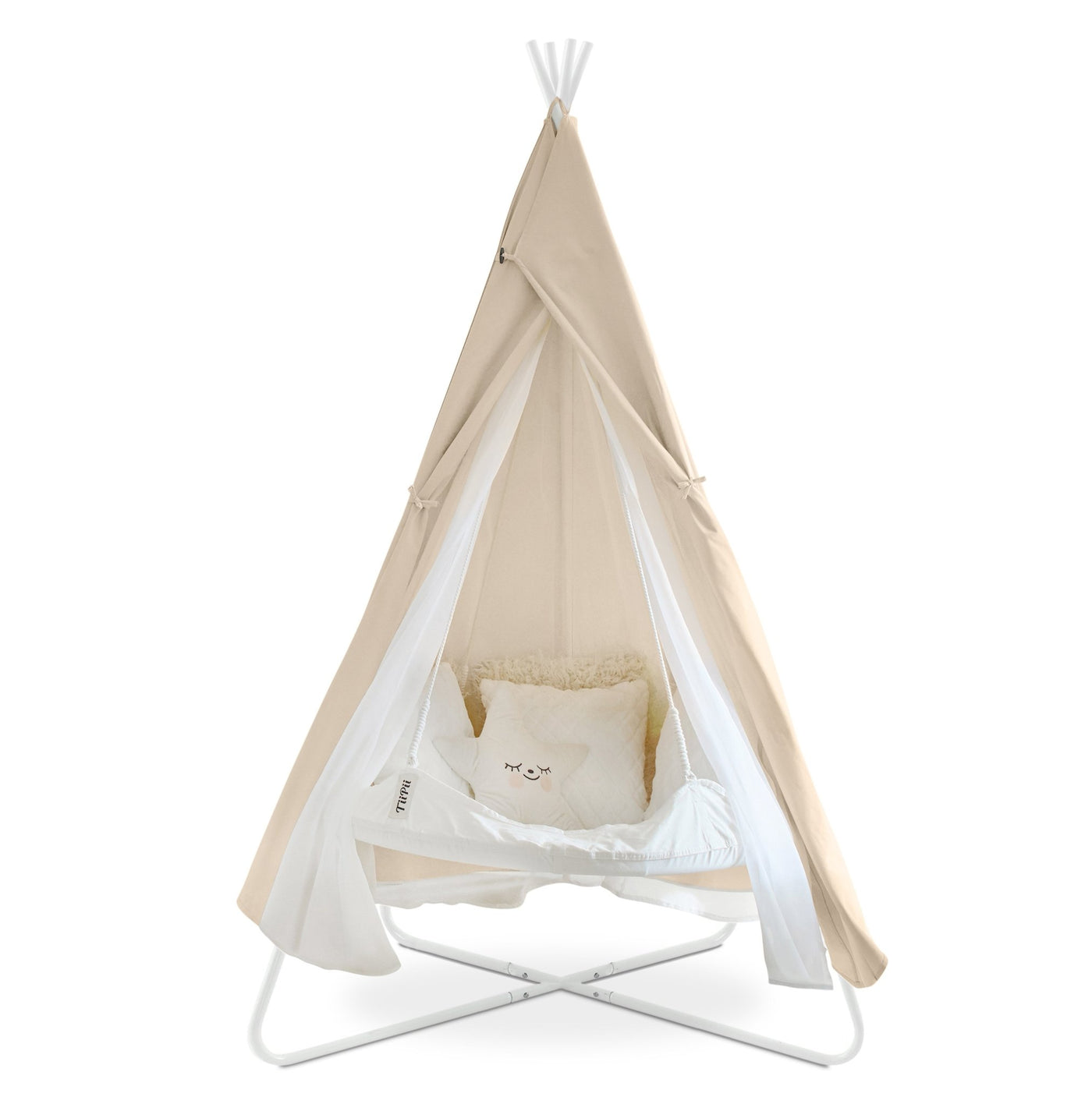 Bambino hanging bed for kids with cozy design and secure suspension – perfect for indoor or outdoor relaxation and play.