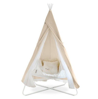 Bambino hanging bed for kids with cozy design and secure suspension – perfect for indoor or outdoor relaxation and play.