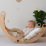 BUNDLE - Adjustable Pikler Triangle, Rocker &  Reversible Ramp