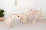 BUNDLE - Adjustable Pikler Triangle, Rocker &  Reversible Ramp