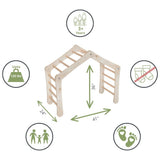 BUNDLE - Transformable Pikler Triangle & Reversible Ramp