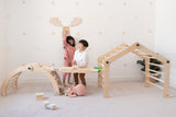 BUNDLE - Transformable Pikler Triangle, Rocker & Reversible Ramp