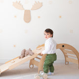 BUNDLE - Transformable Pikler Triangle, Rocker & Reversible Ramp