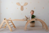 BUNDLE - Transformable Pikler Triangle, Rocker & Reversible Ramp
