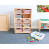 Cubby Mobile Tray Storage Cabinet