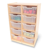Cubby Mobile Tray Storage Cabinet