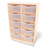 Cubby Mobile Tray Storage Cabinet