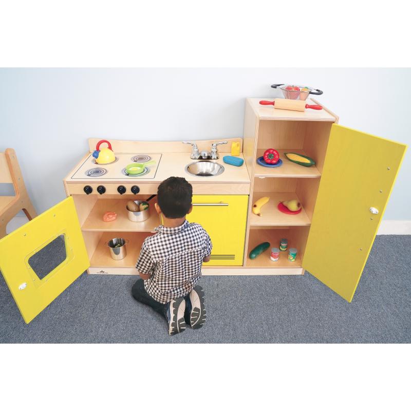 Contemporary Pretend Play Kitchen Combo